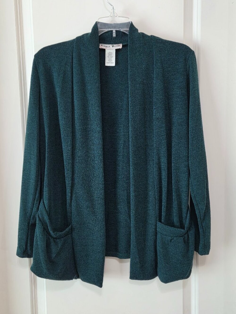 Carol Rose Green Sweater Cardigan, MP